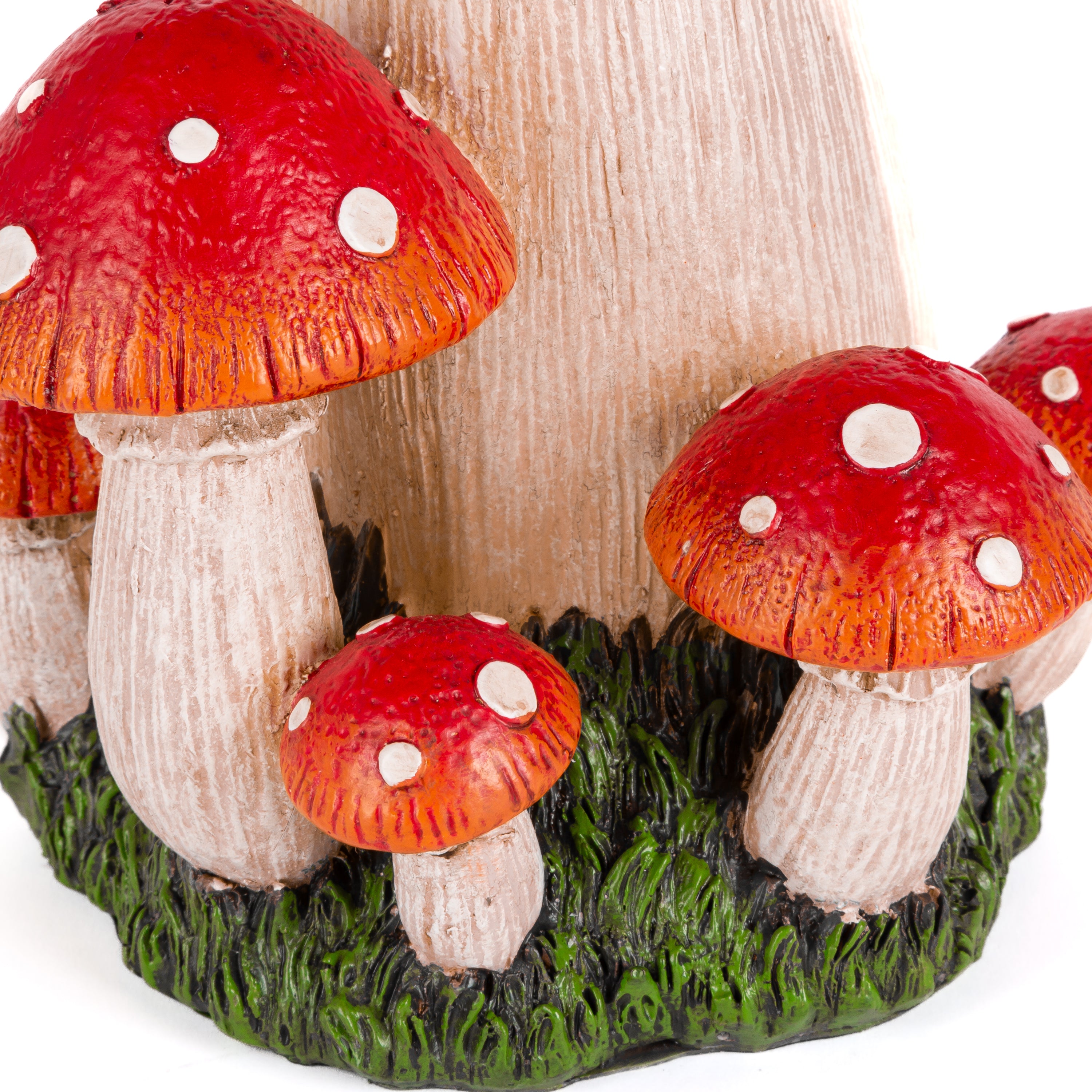 11.81 inch Resin Whimsical Indoor and Outdoor Mushroom Decor